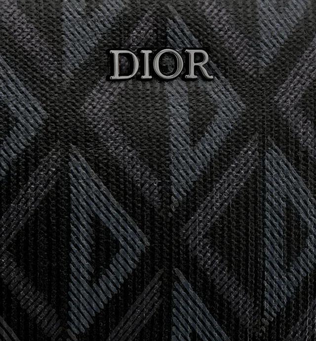 Túi Dior Mini Rider Sling Bag Black CD Diamond Canvas