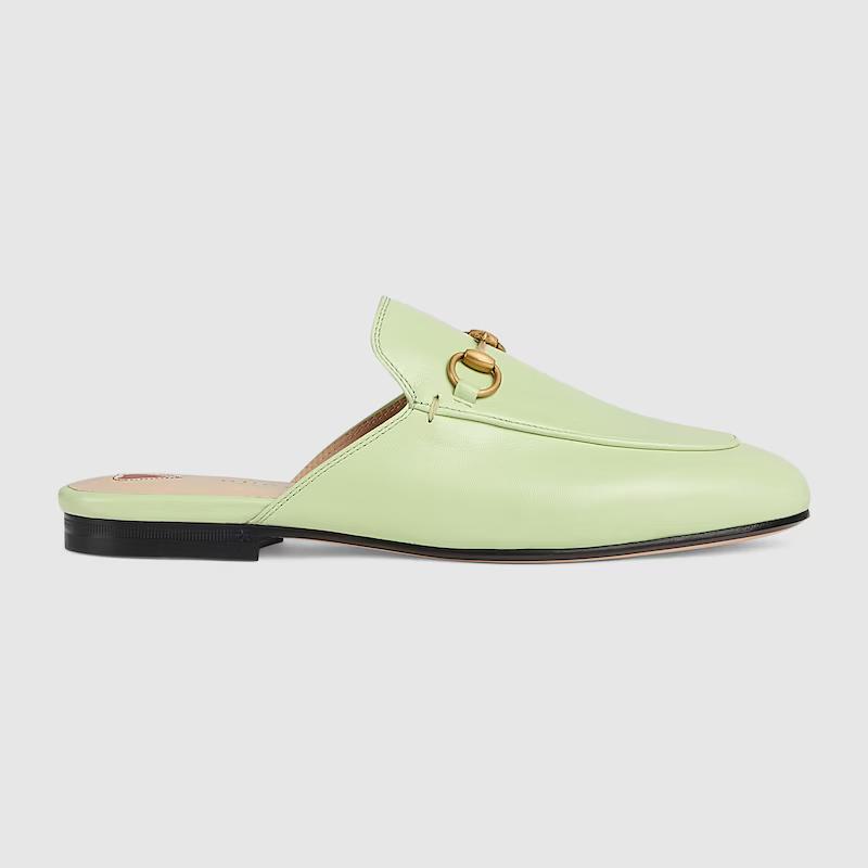 Giày Gucci Princetown Slipper Nữ Xanh