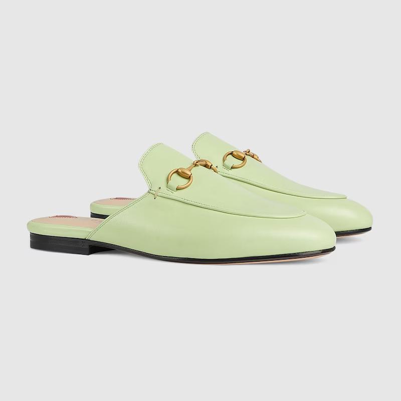 Giày Gucci Princetown Slipper Nữ Xanh