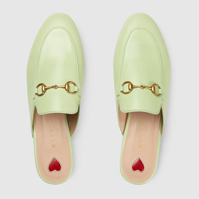 Giày Gucci Princetown Slipper Nữ Xanh