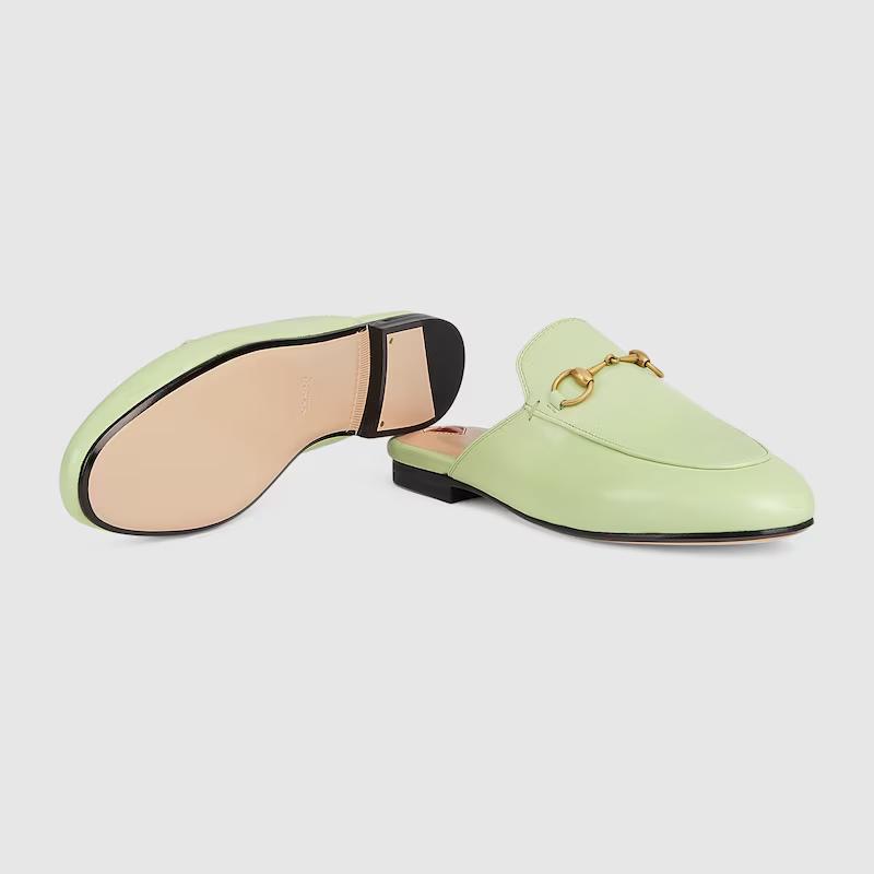 Giày Gucci Princetown Slipper Nữ Xanh