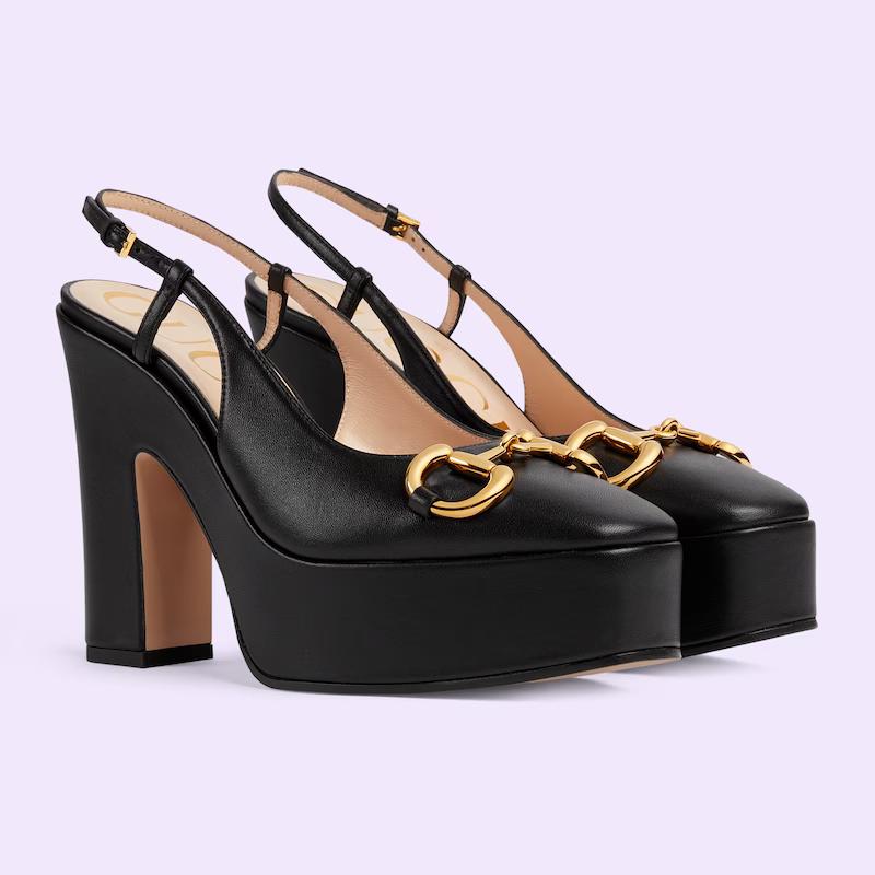 Giày Gucci High Heel Pump Nữ Đen