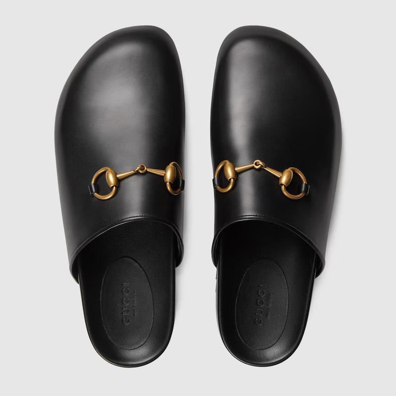 Giày Gucci Horsebit Slipper Nữ Đen