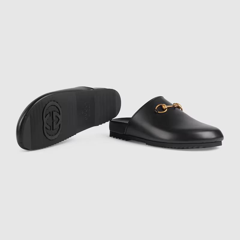 Giày Gucci Horsebit Slipper Nữ Đen