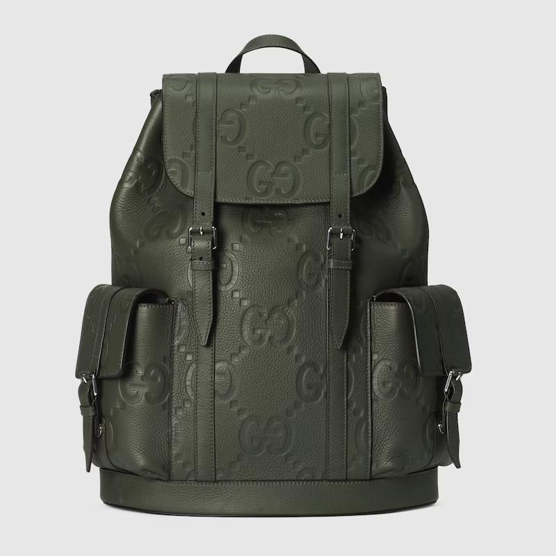 Túi Gucci Jumbo Gg Backpack Nam Màu Xanh