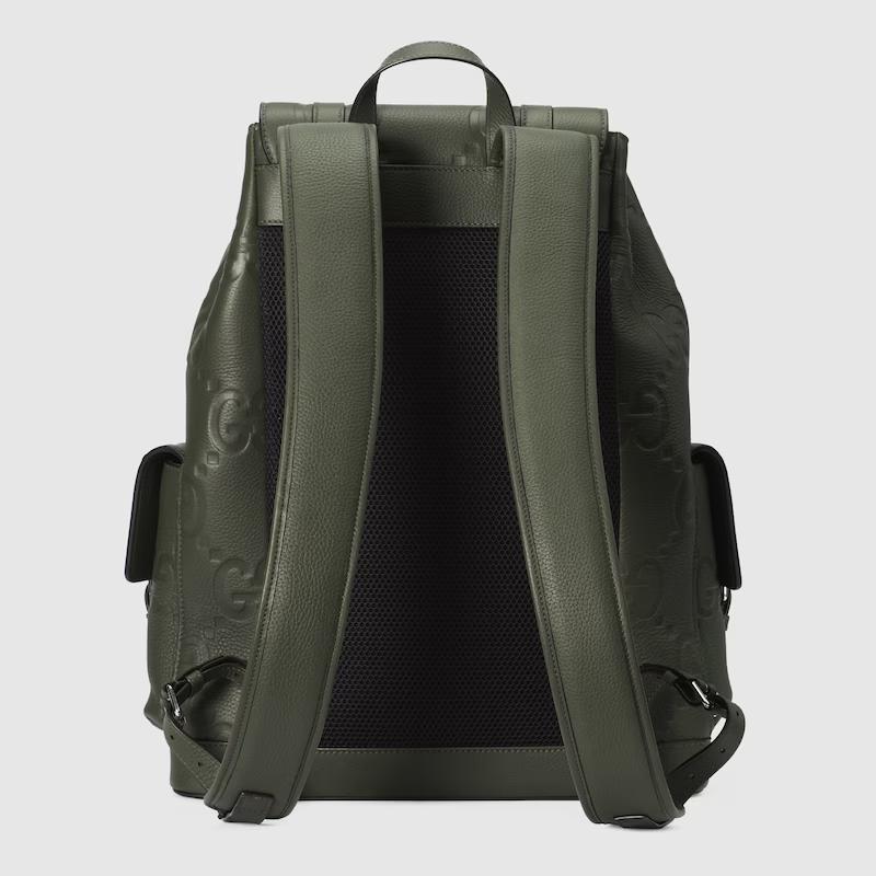 Túi Gucci Jumbo Gg Backpack Nam Màu Xanh