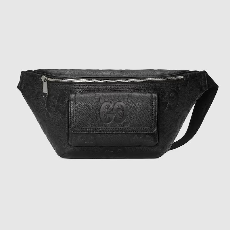 Túi Gucci Jumbo Gg Belt Bag Nam Màu Đen