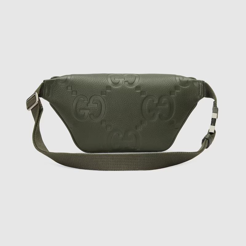 Túi Gucci Jumbo Gg Small Belt Bag Nam Màu Xanh