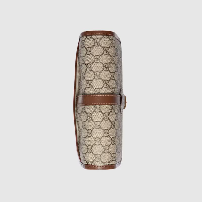 Túi Gucci Gg Messenger Bag With Interlocking G Nam Màu Da