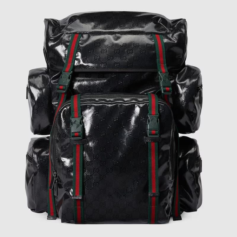 Túi Gucci Gg Crystal Backpack Nam Màu Đen