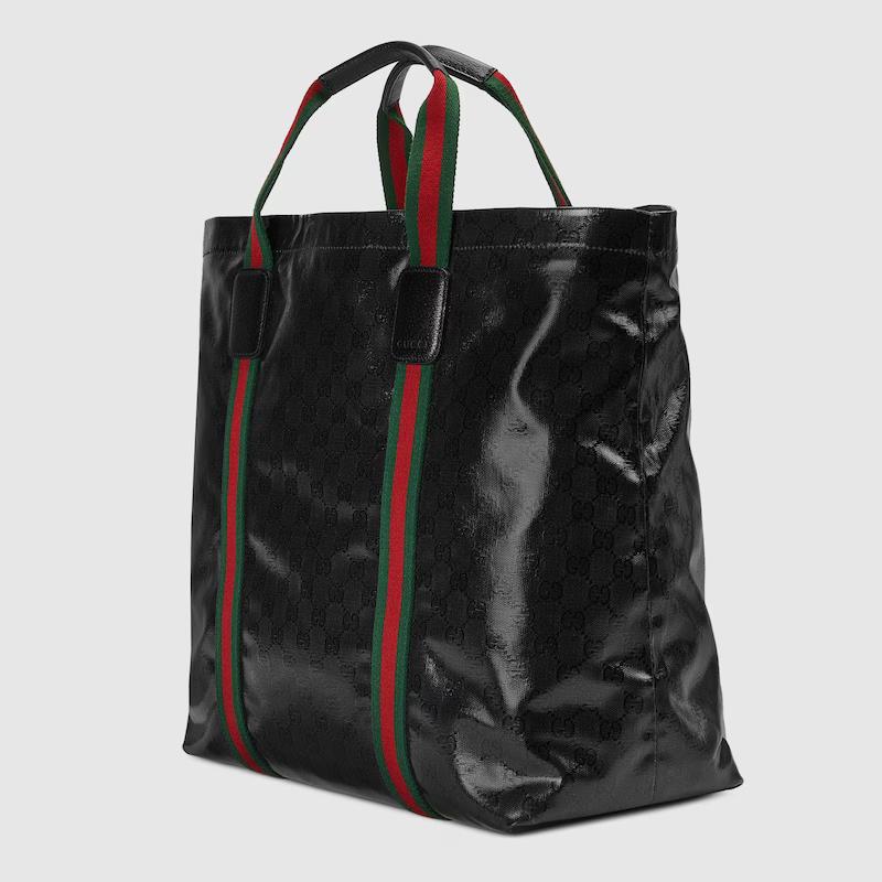 Túi Gucci Crystal Medium Tote Bag Nam Màu Đen