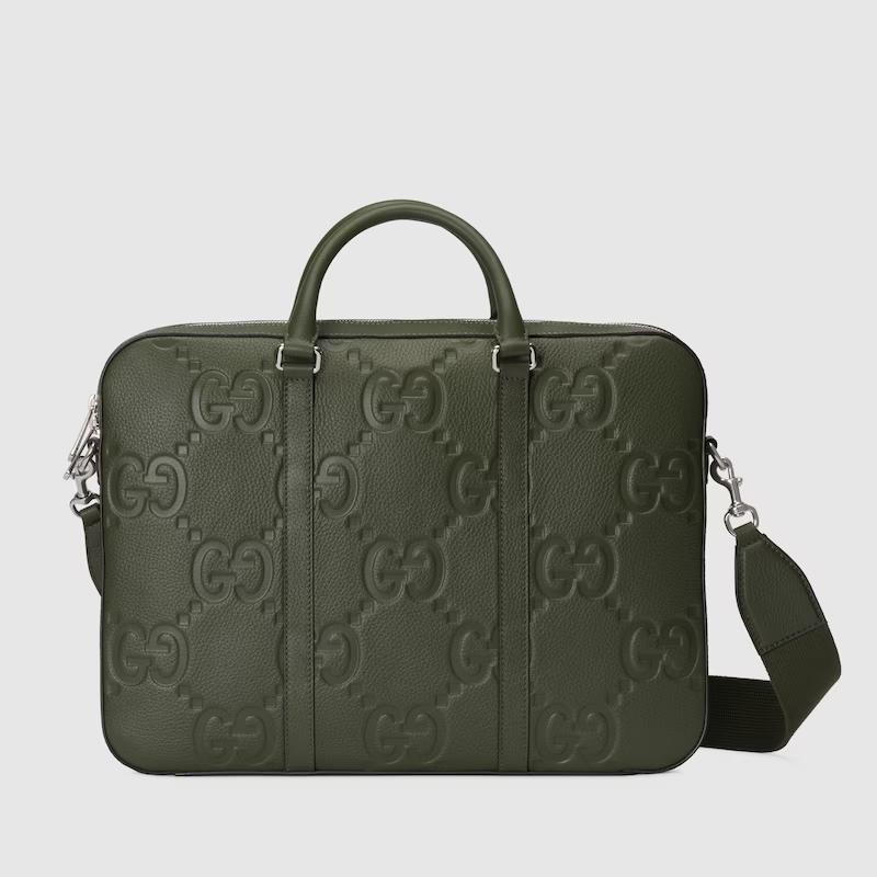 Túi Gucci Jumbo Gg Briefcase Nam Xanh