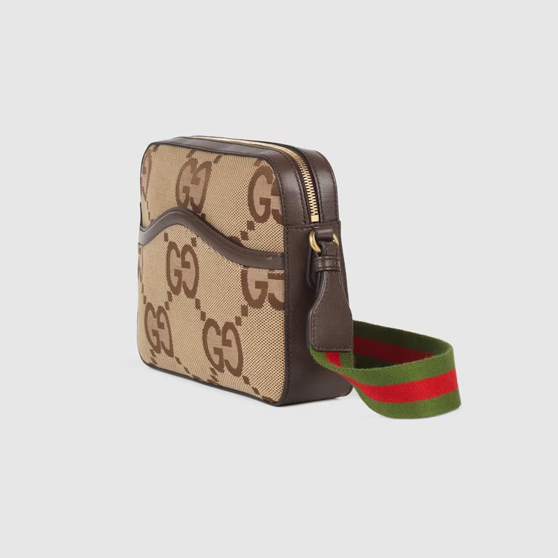 Túi Gucci Jumbo Gg Messenger Bag Nam Màu Da Nâu