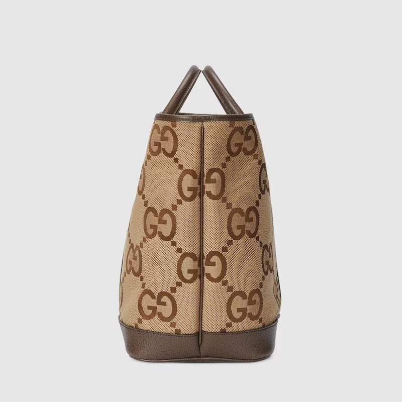 Túi Gucci Jumbo Gg Medium Tote Bag Nam Nâu