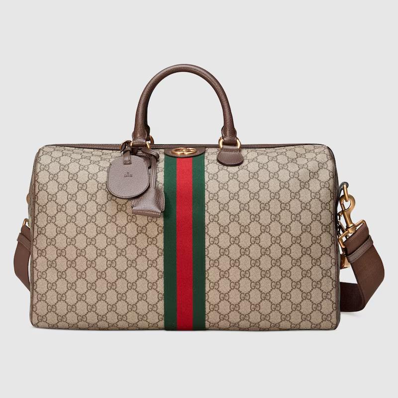 Túi Gucci Savoy Medium Duffle Bag Nam Màu Da