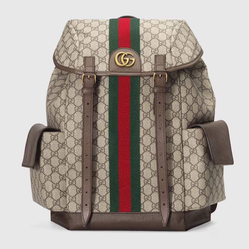 Túi Gucci Ophidia Gg Medium Backpack Nam Màu Da Nâu