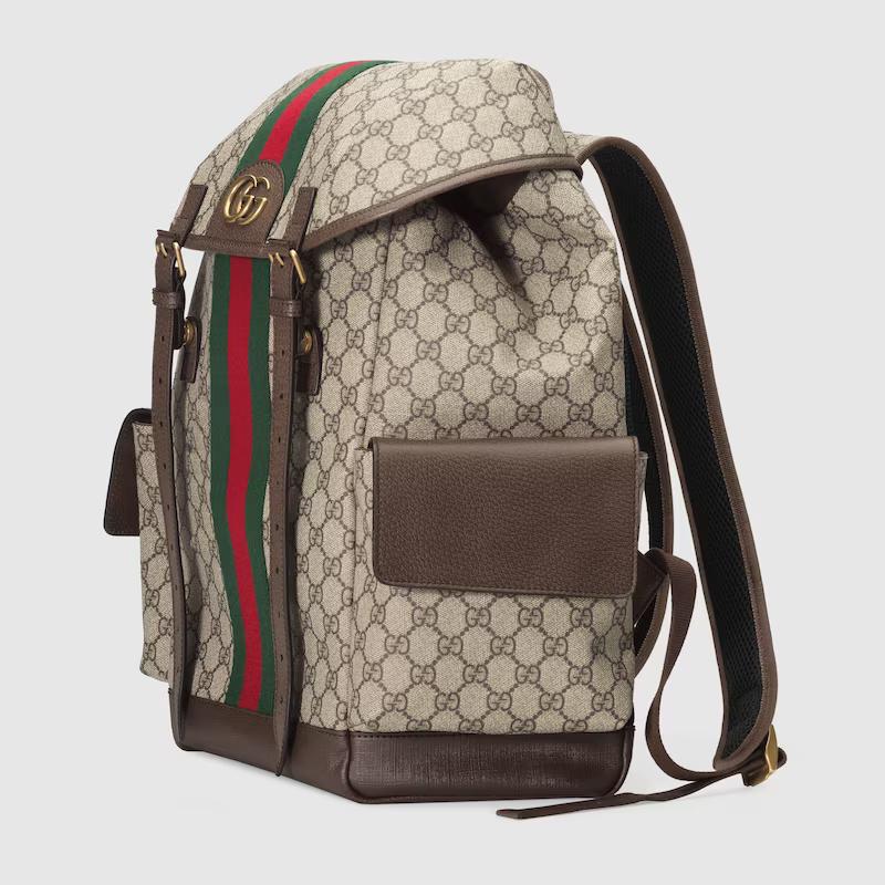 Túi Gucci Ophidia Gg Medium Backpack Nam Màu Da Nâu