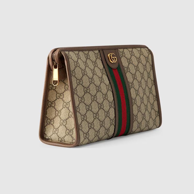 Túi Gucci Ophidia Gg Toiletry Case Nam Màu Da 