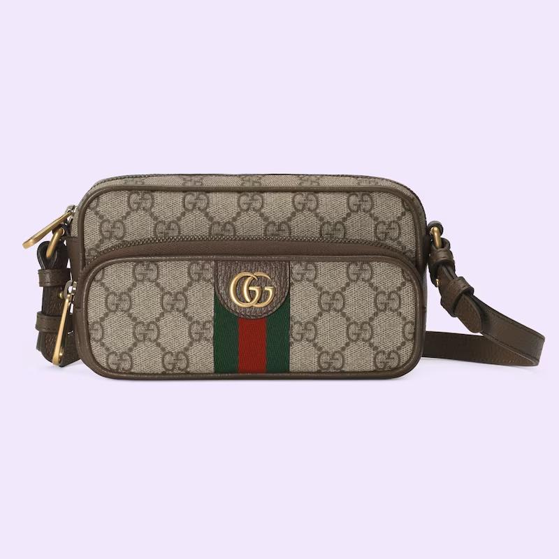 Túi Gucci Ophidia Mini Bag Nam Màu Da Nâu