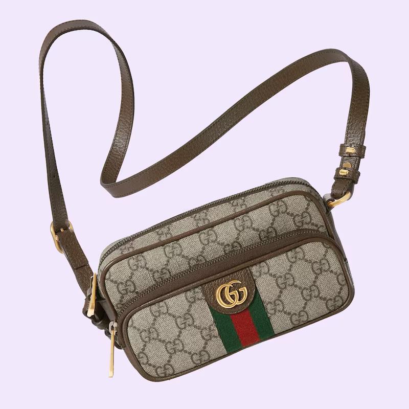 Túi Gucci Ophidia Mini Bag Nam Màu Da Nâu