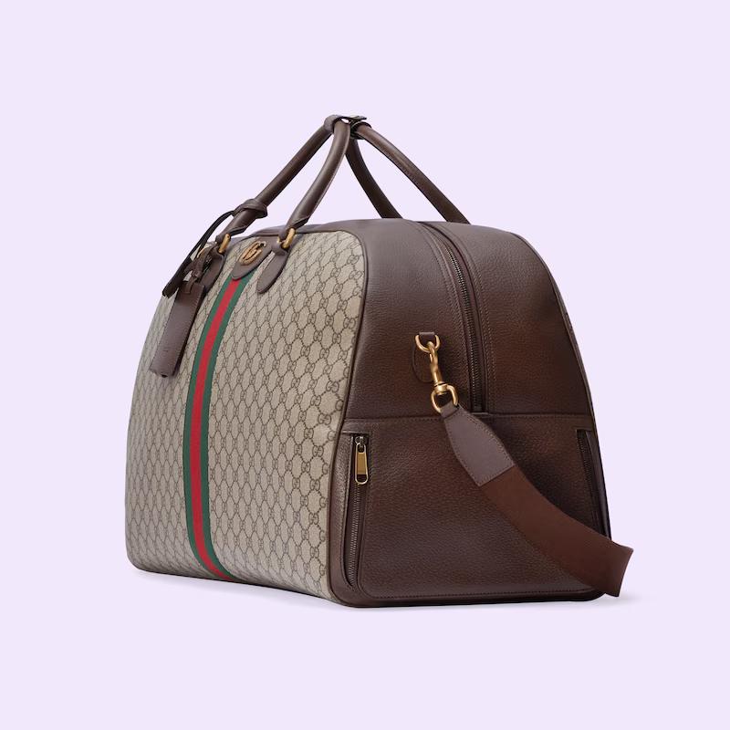 Túi Gucci Savoy Maxi Bowling Bag Nam Màu Da Nâu