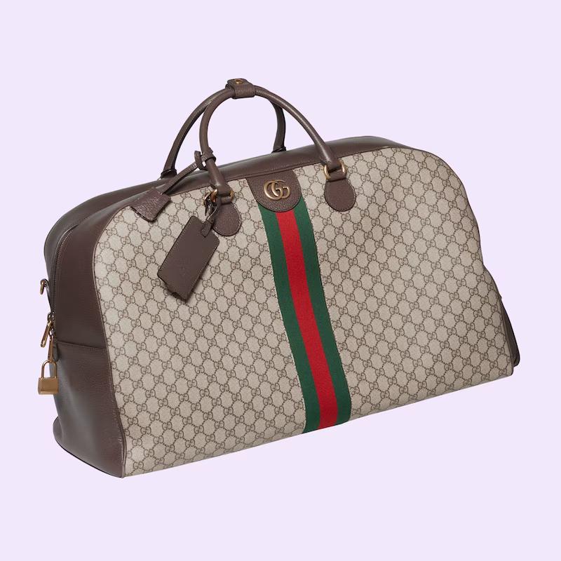 Túi Gucci Savoy Maxi Bowling Bag Nam Màu Da Nâu