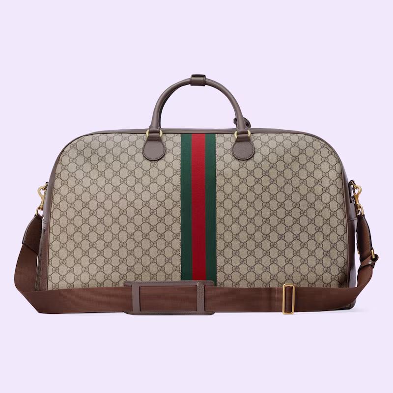 Túi Gucci Savoy Maxi Bowling Bag Nam Màu Da Nâu