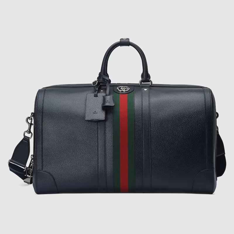 Túi Gucci Savoy Large Duffle Bag Nam Màu Xanh Đen