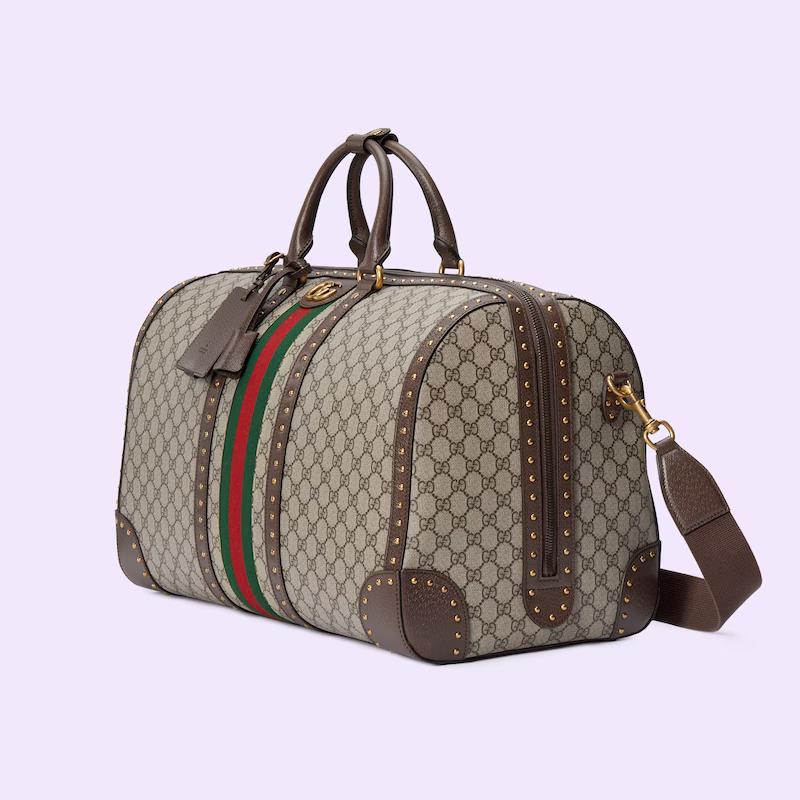 Túi Gucci Savoy Large Duffle Bag Nam Màu Da Nâu