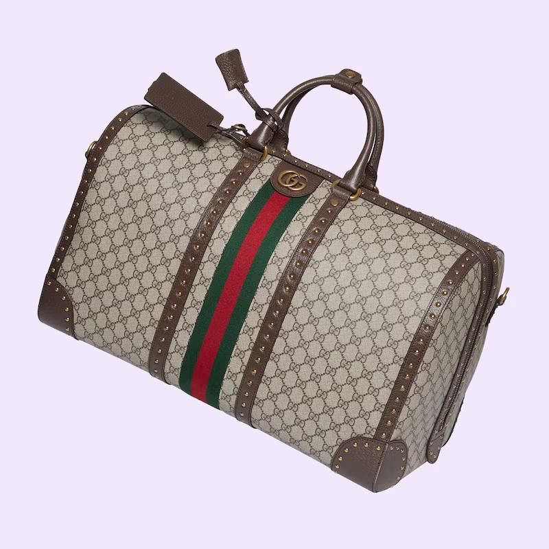 Túi Gucci Savoy Large Duffle Bag Nam Màu Da Nâu