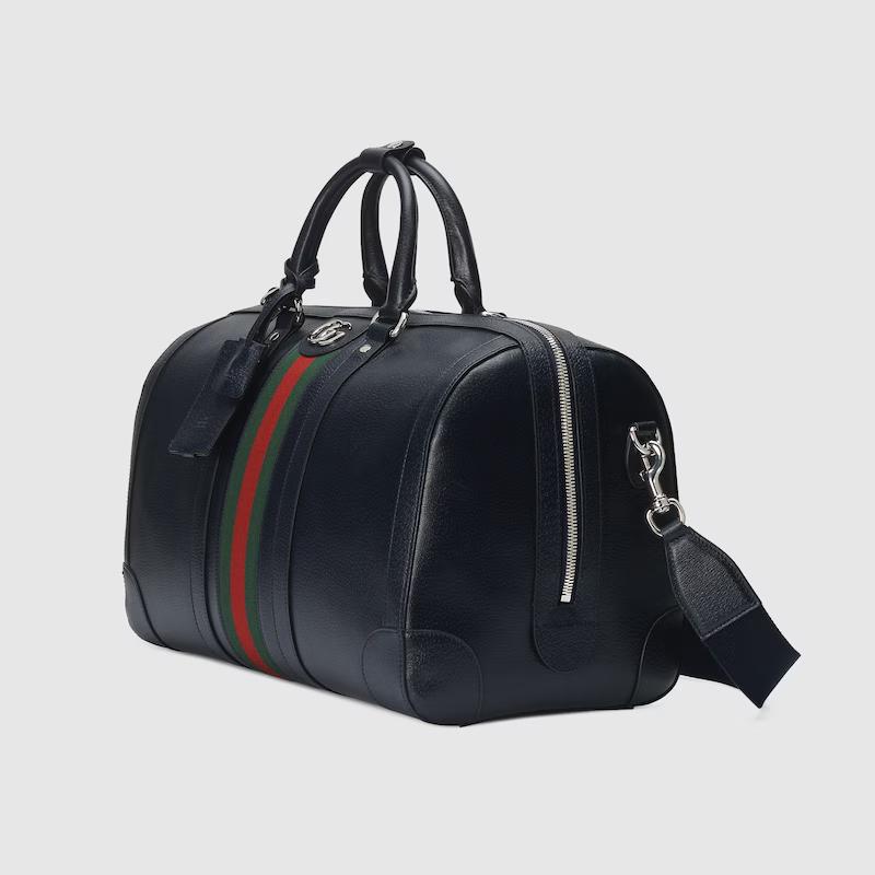 Túi Gucci Savoy Small Duffle Bag Nam Màu Xanh Đen