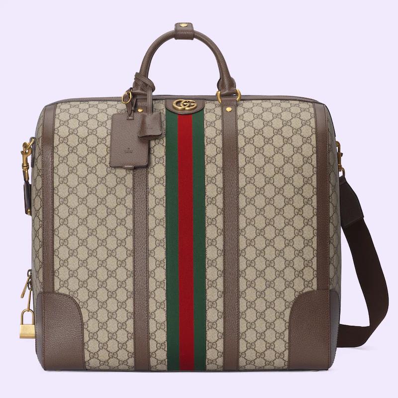 Túi Gucci Savoy Duffle Bag Nam Màu Da 