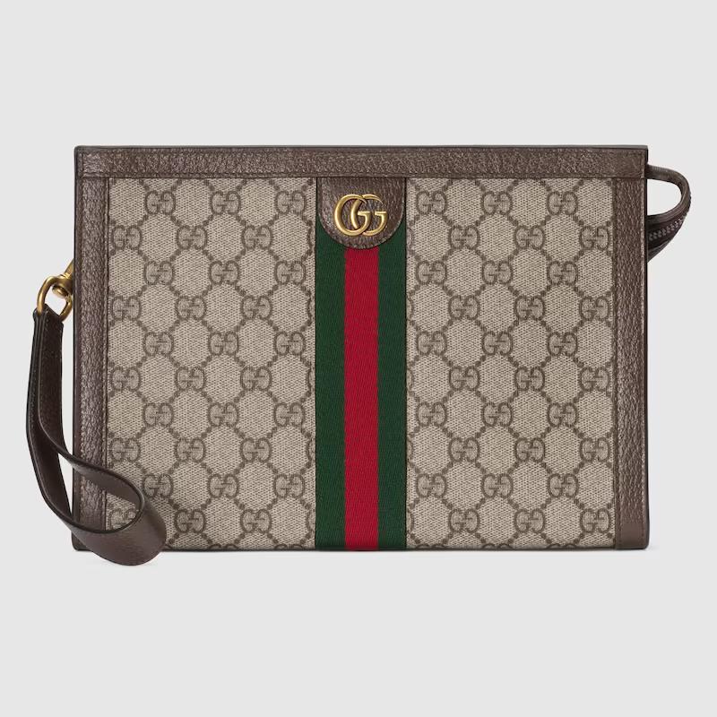 Túi Gucci Ophidia Gg Pouch Nam Màu Da Nâu