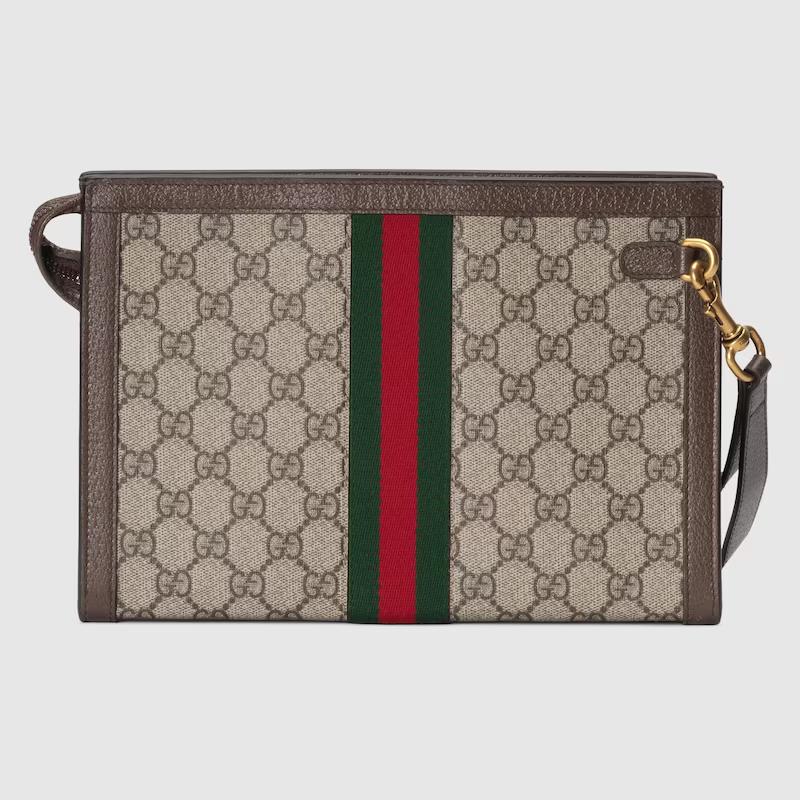 Túi Gucci Ophidia Gg Pouch Nam Màu Da Nâu