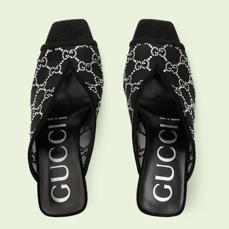 Giày Gucci Gg Sandal Nữ Đen