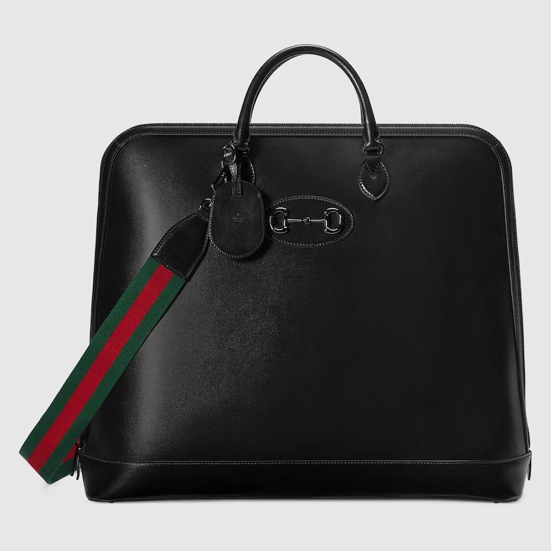 Túi Gucci Horsebit 1955 Large Duffle Bag Nam Màu Đen