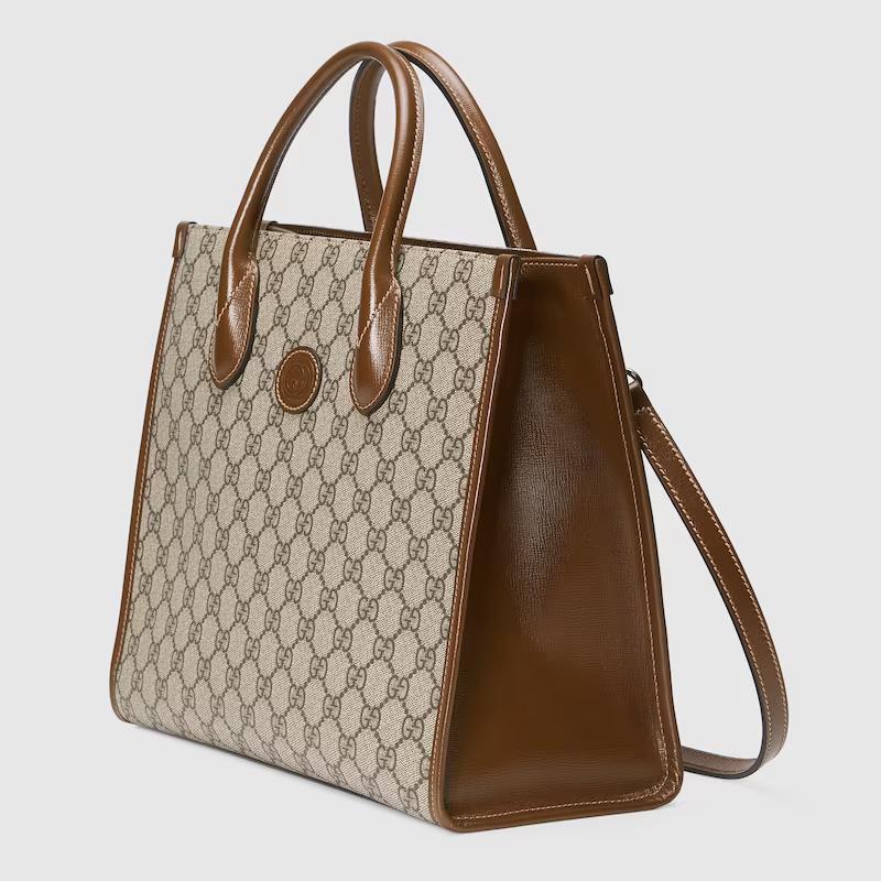 Túi Gucci Gg Small Tote Bag Nam Màu Da