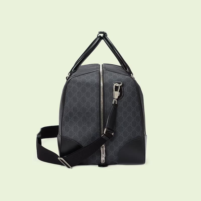 Túi Gucci Large Duffle Bag With Interlocking G Nam Màu Đen