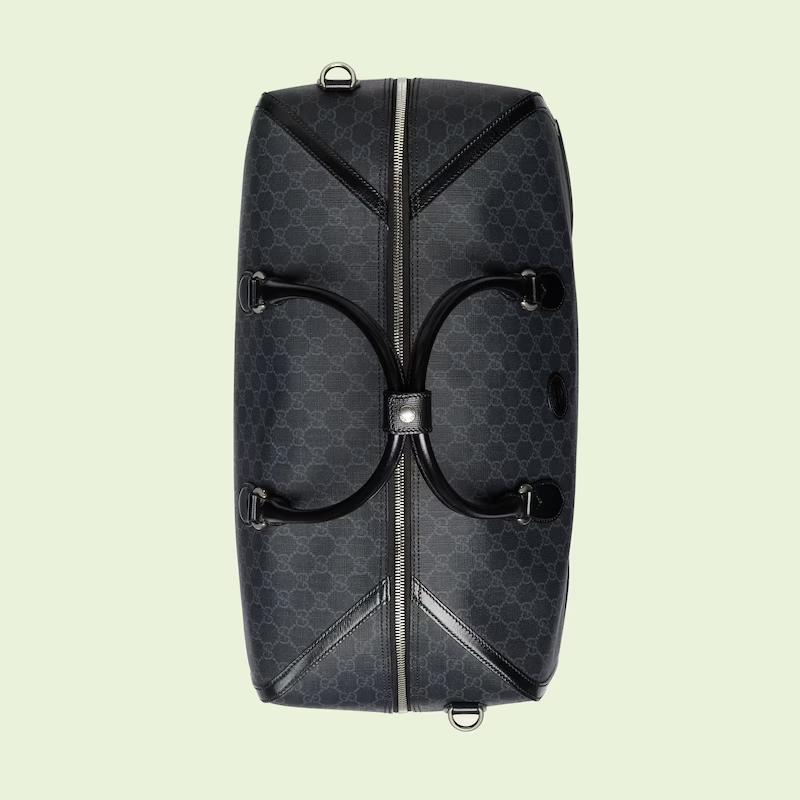 Túi Gucci Large Duffle Bag With Interlocking G Nam Màu Đen