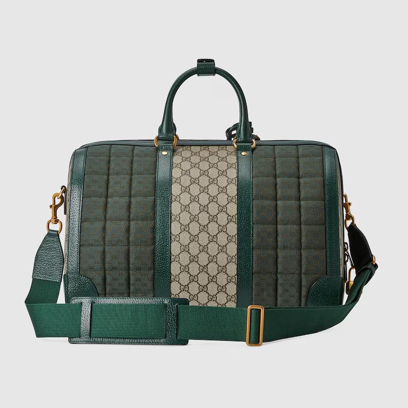 Túi Gucci Mini Canvas Small Duffle Bag Nam Màu Xanh