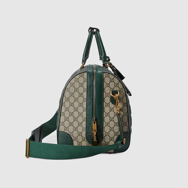 Túi Gucci Mini Canvas Small Duffle Bag Nam Màu Xanh