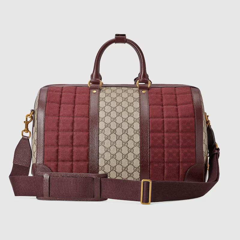 Túi Gucci Mini Canvas Small Duffle Bag Nam Màu Đỏ