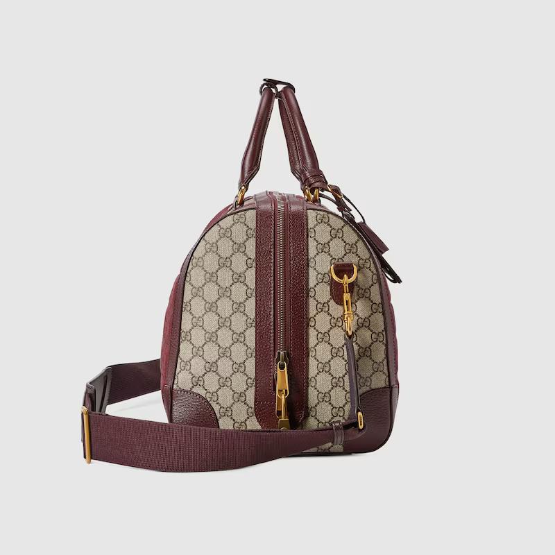 Túi Gucci Mini Canvas Small Duffle Bag Nam Màu Đỏ