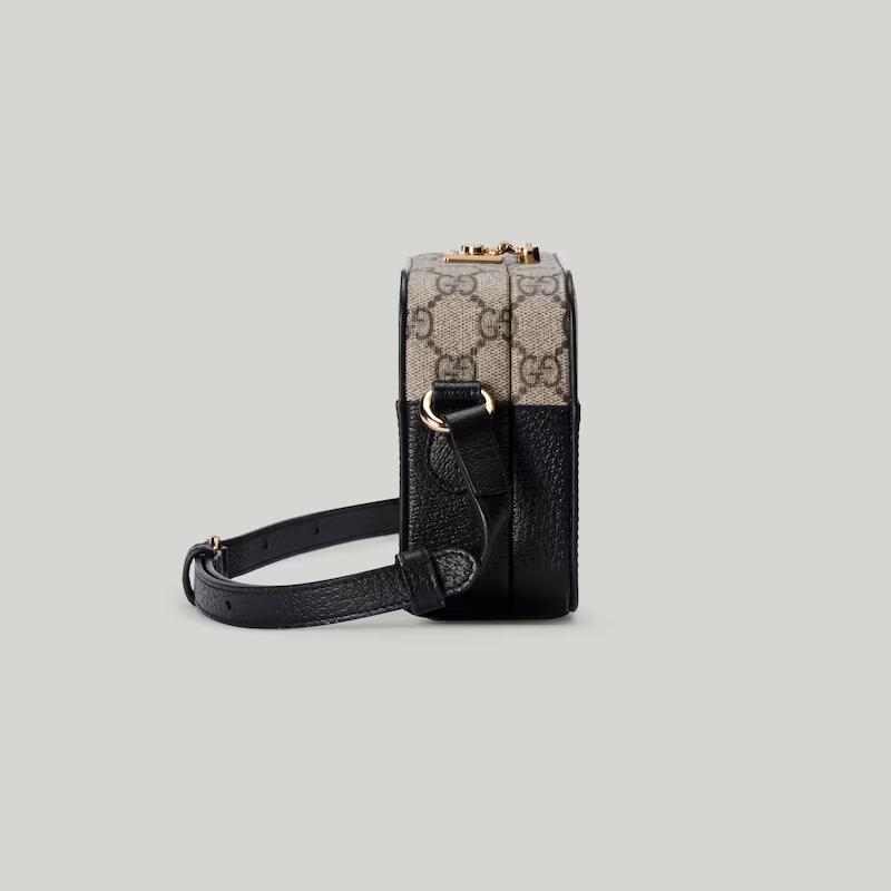 Túi Gucci Gg Mini Bag With Cut-Out Interlocking G Nam Màu Đen