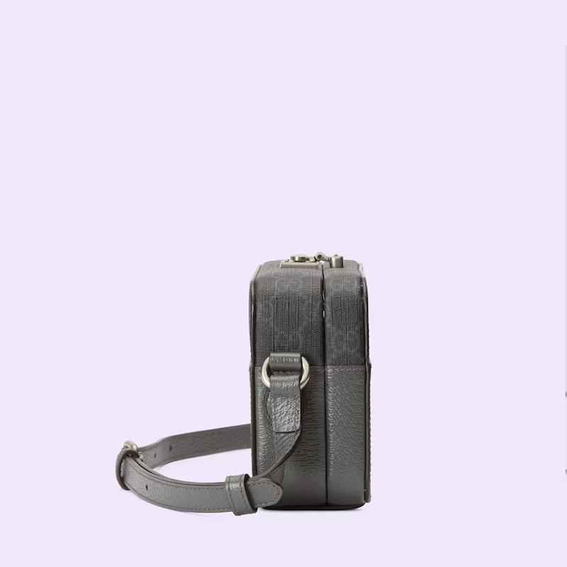 Túi Gucci Gg Mini Bag With Cut-Out Interlocking G Nam Màu Xám