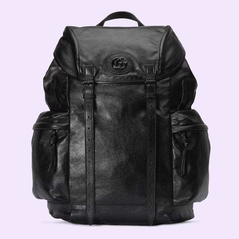 Túi Gucci Backpack With Tonal Double G Nam Màu Đen