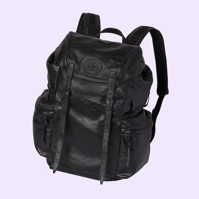 Túi Gucci Backpack With Tonal Double G Nam Màu Đen