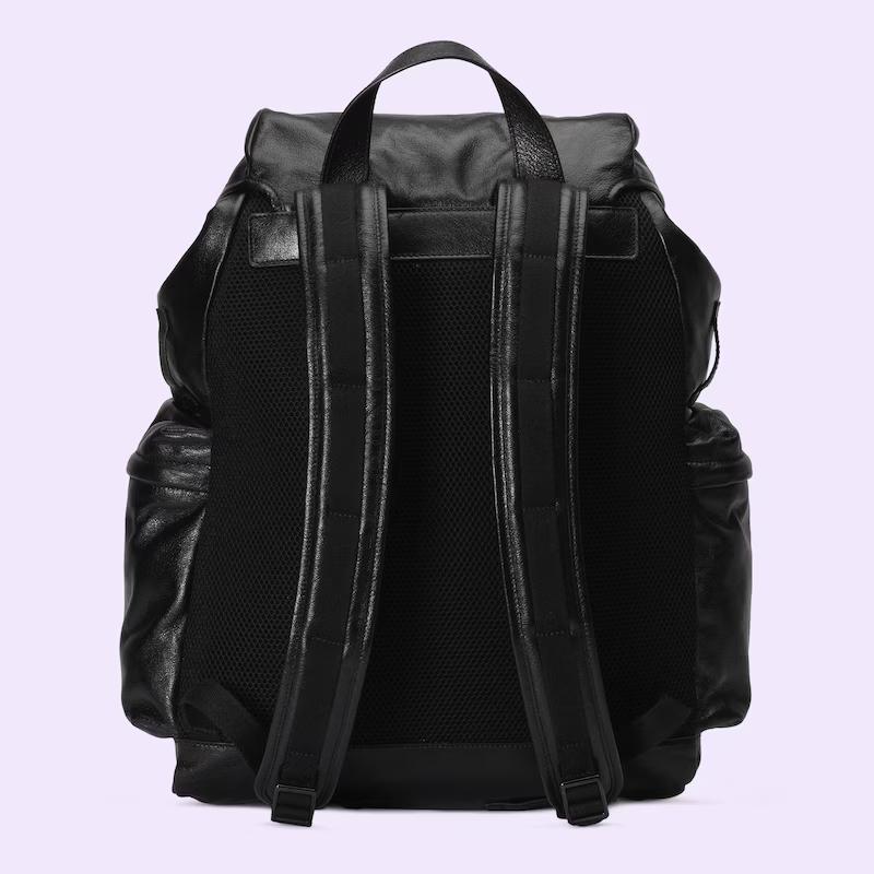 Túi Gucci Backpack With Tonal Double G Nam Màu Đen