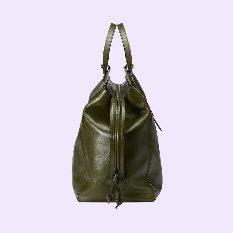 Túi Gucci Large Tote Bag With Tonal Double G Nam Màu Xanh