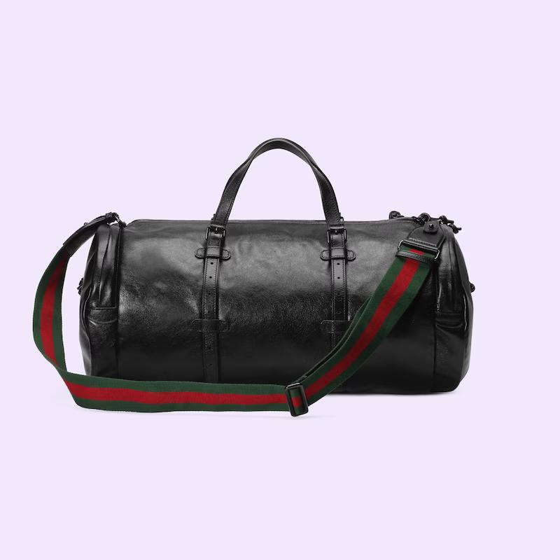 Túi Gucci Large Duffle Bag With Tonal Double G Nam Màu Đen